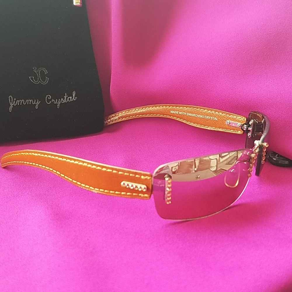 Jimmy Crystal Sunglasses GL711 Brown